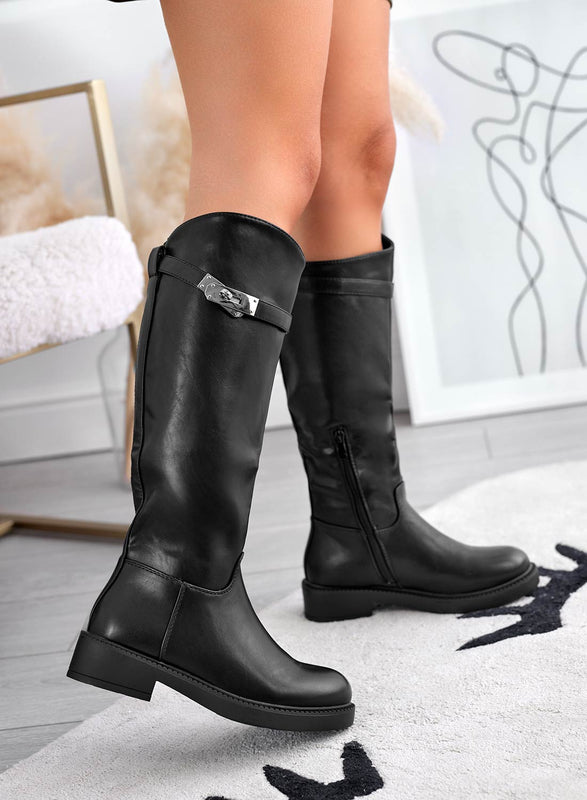 MARZIA - Bottines noires à bride