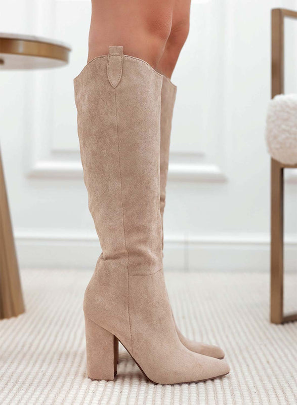 CASSIA - Bottes camperos beige