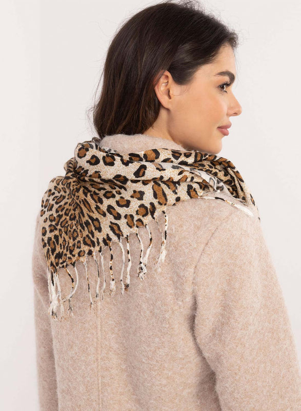 Foulard à motif léopard