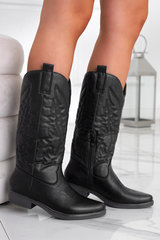 DEAA - Bottes camperos noires