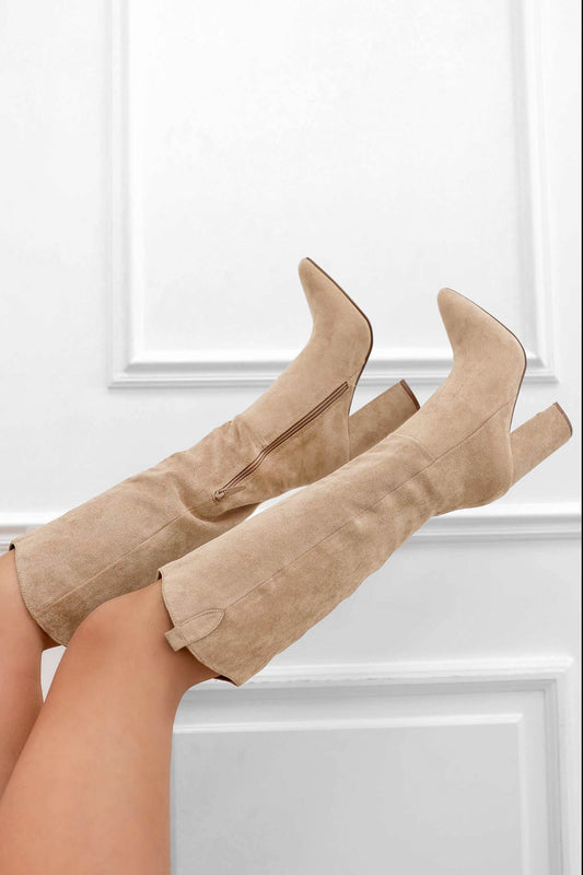 CASSIA - Bottes camperos beige