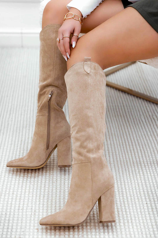 CASSIA - Bottes camperos beige