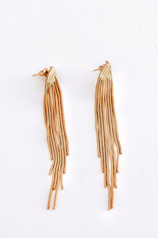 Boucles d'oreilles pendantes en or