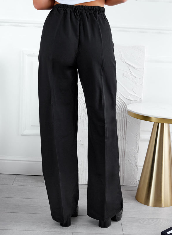 Pantalon palazzo noir