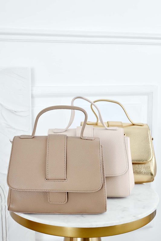 Sac beige avec bandoulière B230