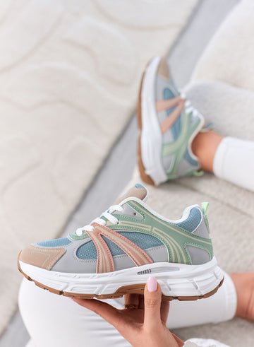 ANGELA - Multicolor Sporty Sneakers with Comfort Sole