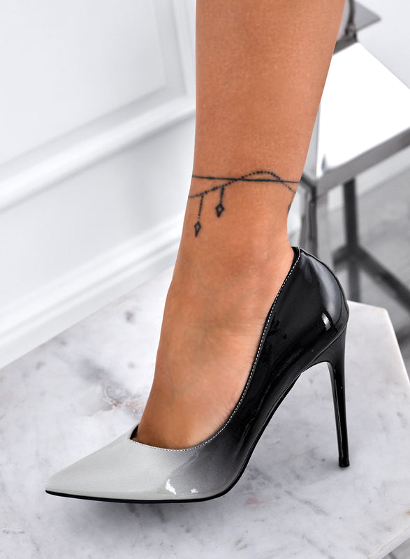 BOLU - Decolletè con sfumatura bianco nero