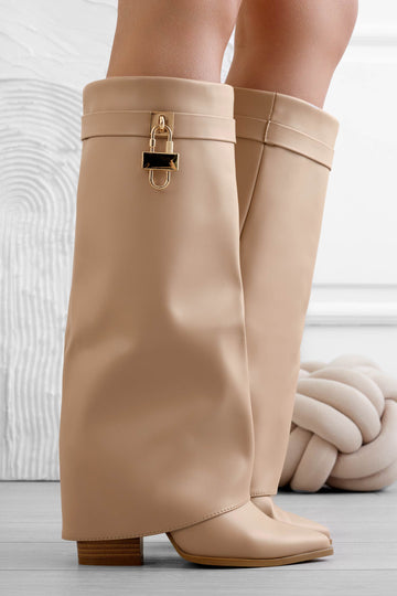 STEEK - Bottes boue avec talon confortable