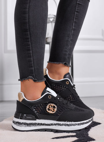 TERRY - Baskets noires avec mesh