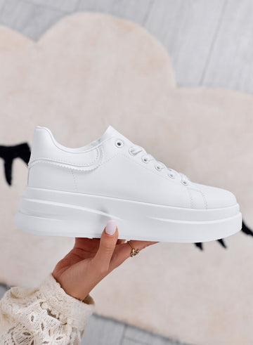 TIZIANA - Baskets blanches avec lacets