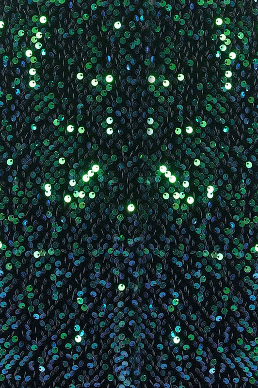 Robe à paillettes irisées - Vert